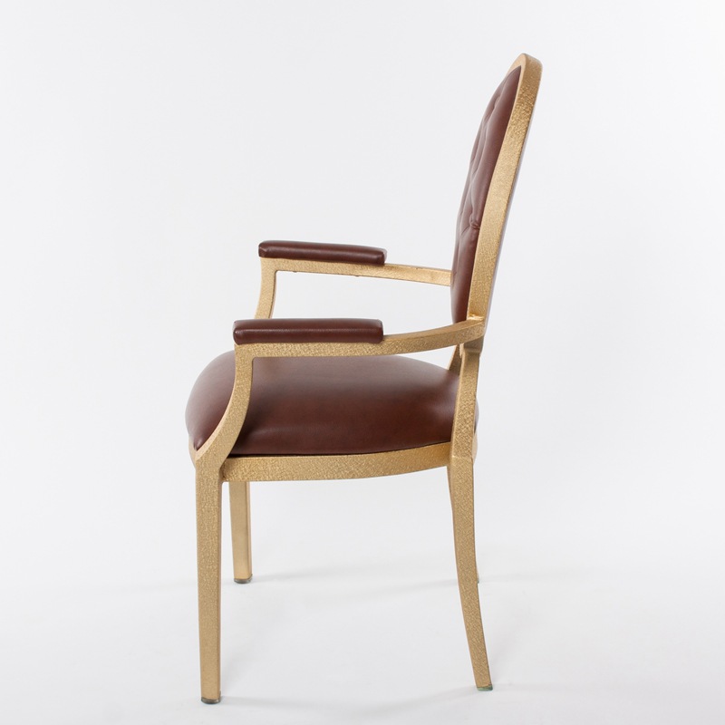 European classic armchair metal leisure chair