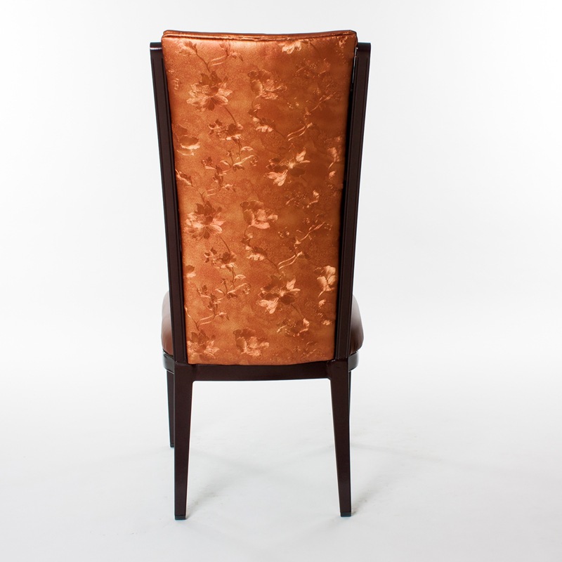 High-end luxury fashion imitation wood dining chair