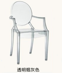 Stylish simple crystal acrylic chair