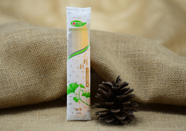 Disposable comb double-sided comb packaging