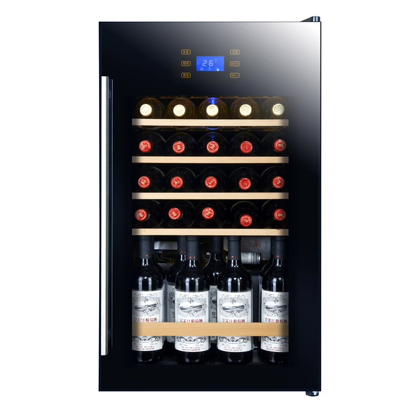 Touch screen compression constant temperature wine cabinet