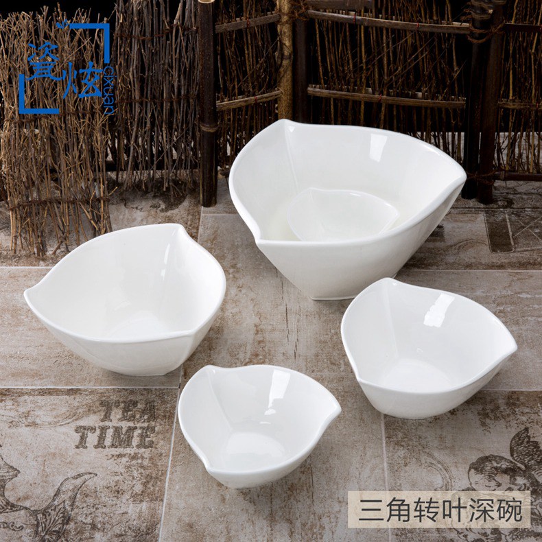 【 Triangle leaf deep bowl 】