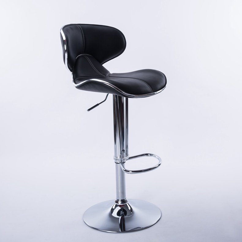 PU leather metal high chair