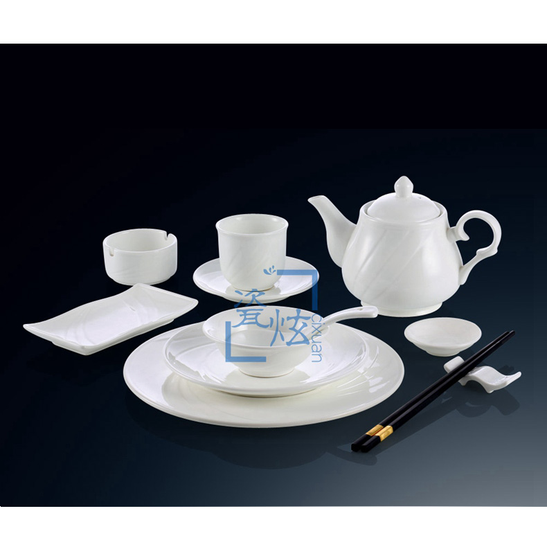 Rotary pattern tableware set