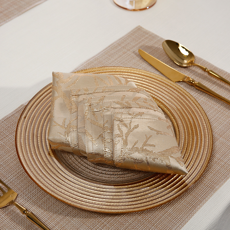 Light luxe textured napkin