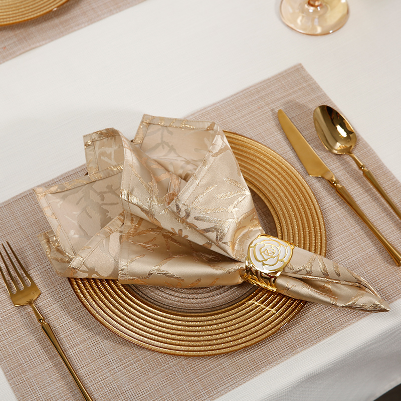 Light luxe textured napkin