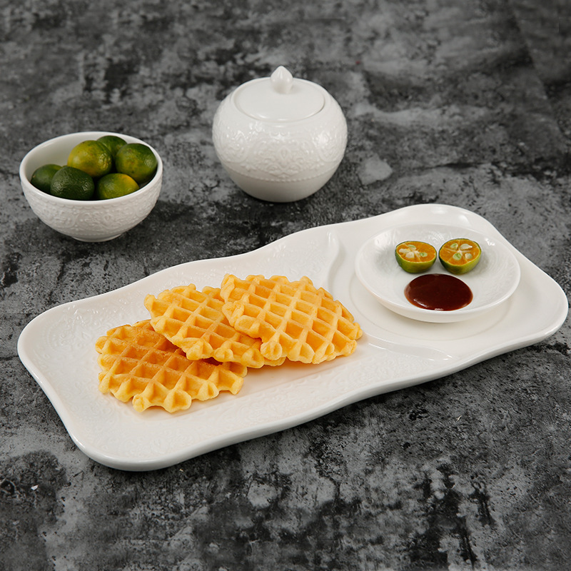 Embossed snack tray