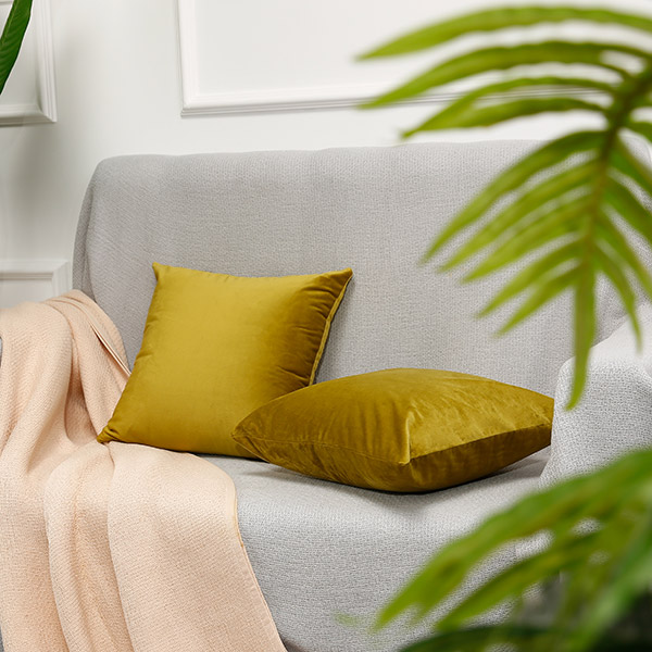 Fruit green flannelette throw pillow