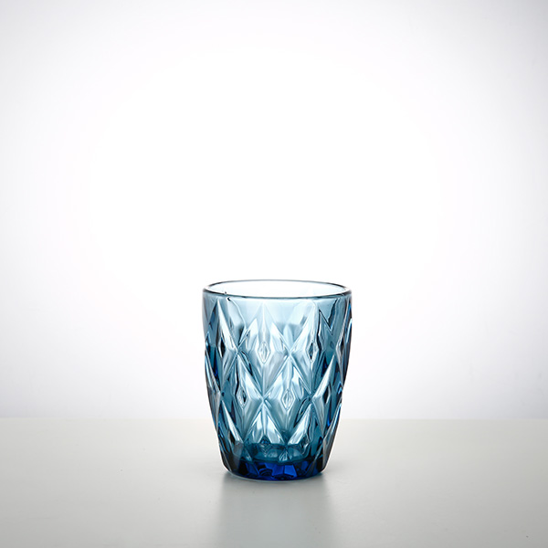 Blue diamond crystal cup set