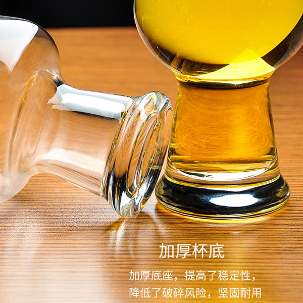 Thick-bottomed beer mug