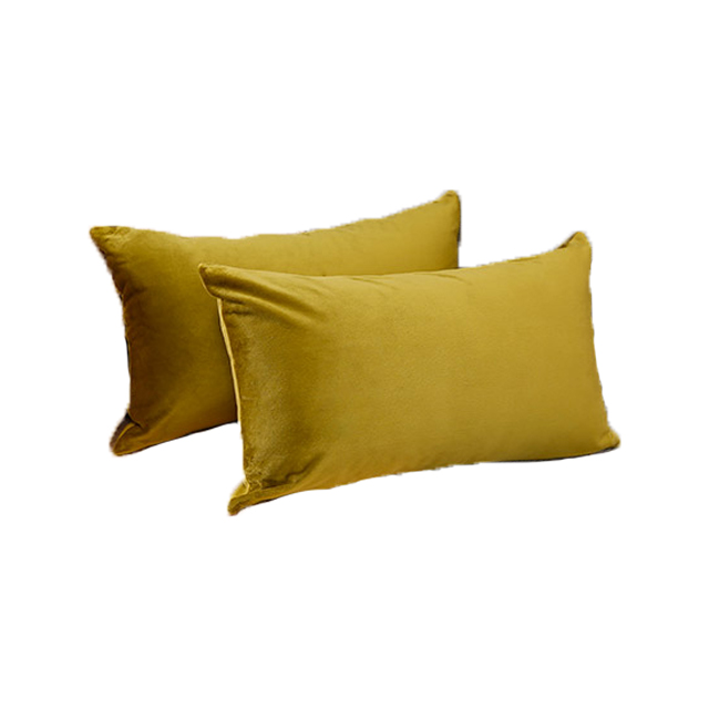 Fruit green flannelette waist pillow